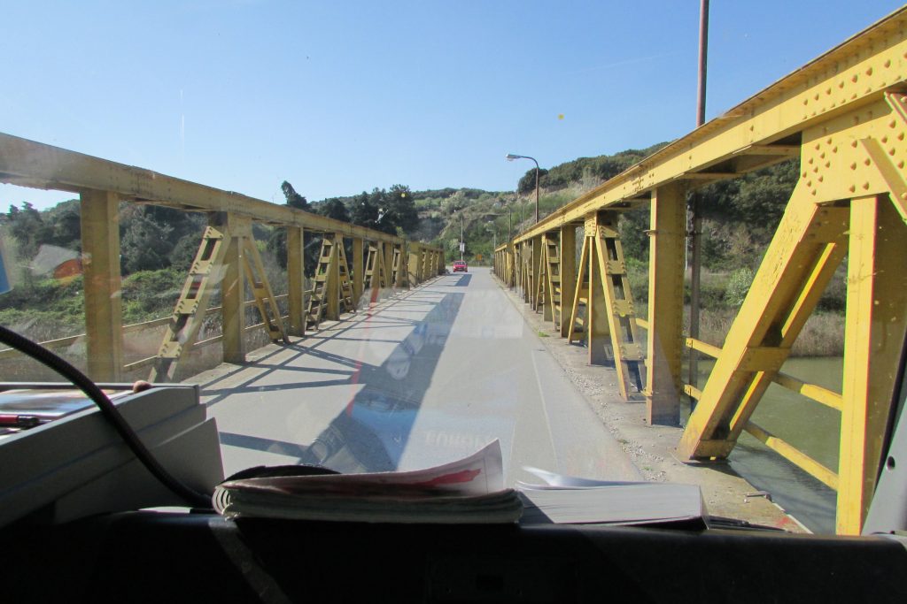 Brücke, dünn, Gelb